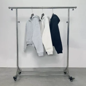 fleece zipper hoodie